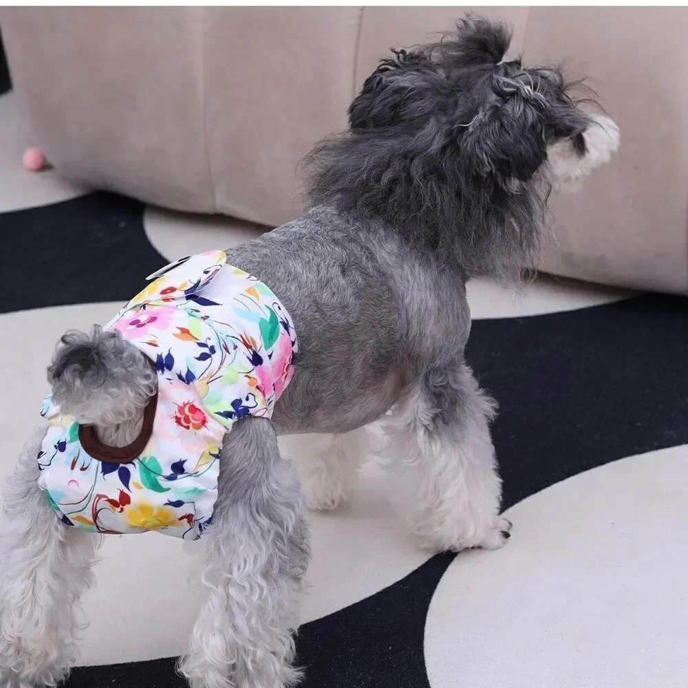 Cutebone Female Dog Wrap Diapers Washable Sz S